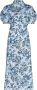 ERDEM Midi-jurk met print Blauw - Thumbnail 1
