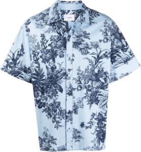 Erdem Overhemd met bloemenprint Blauw