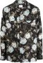 ERDEM Pyjamatop met bloemenprint Zwart - Thumbnail 1