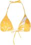 ERES Bikinitop met bladerprint Geel - Thumbnail 1