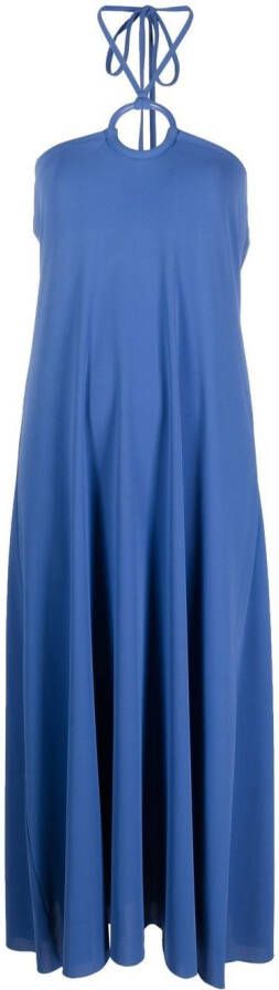 ERES Midi-jurk met halternek Blauw