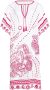 ERES Mini-jurk met borduurwerk Roze - Thumbnail 1