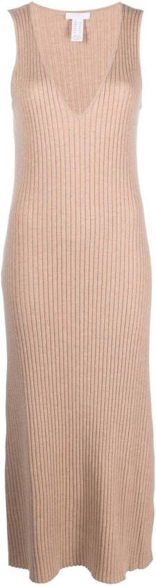 ERES Ribgebreide jurk Beige