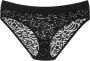 ERES String met geborduurde bloemen Zwart - Thumbnail 1