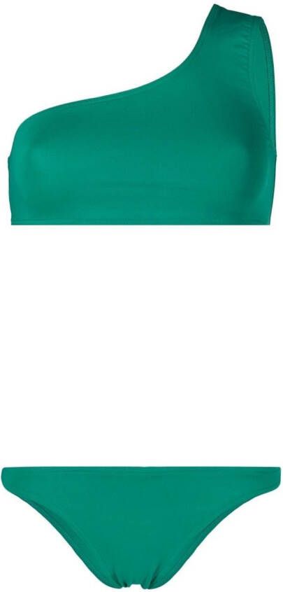 ERES Asymmetrische bikinitop Groen