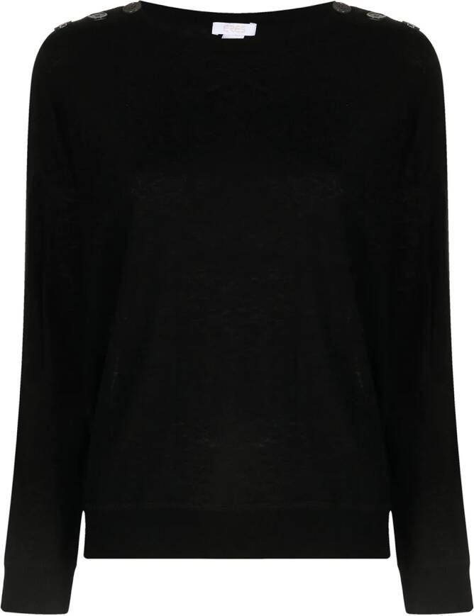 ERES Trui met schouders met knopen Zwart