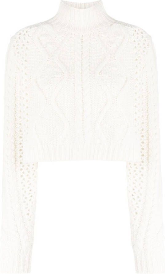 Erika Cavallini Cropped trui Beige