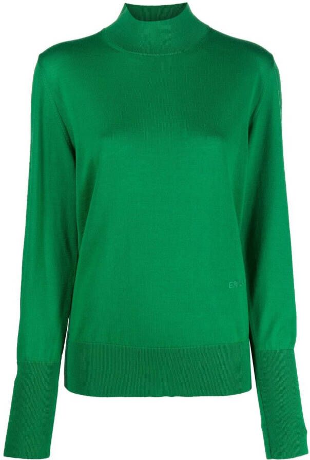 Erika Cavallini Wollen coltrui Groen