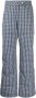 ERL Broek met wijde pijpen Blauw - Thumbnail 1