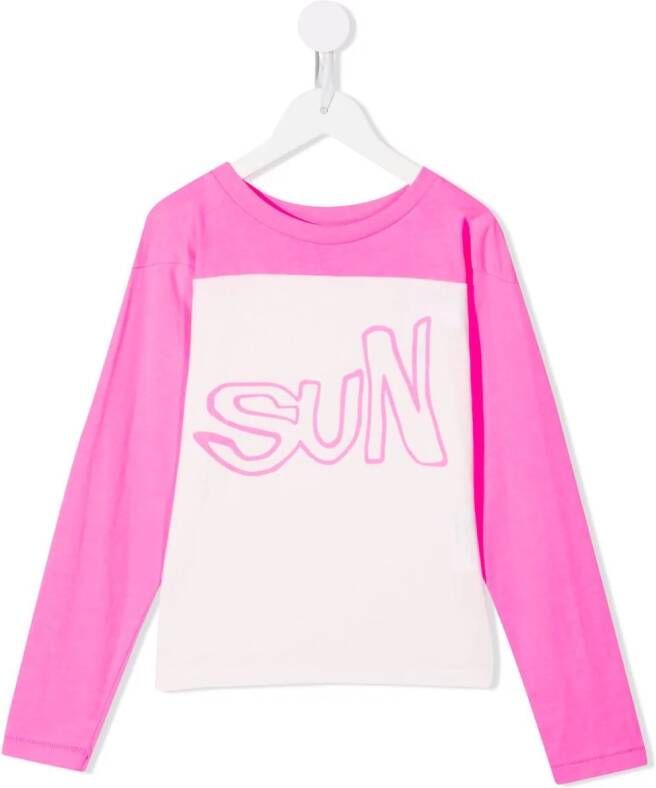 ERL KIDS T-shirt met print Roze