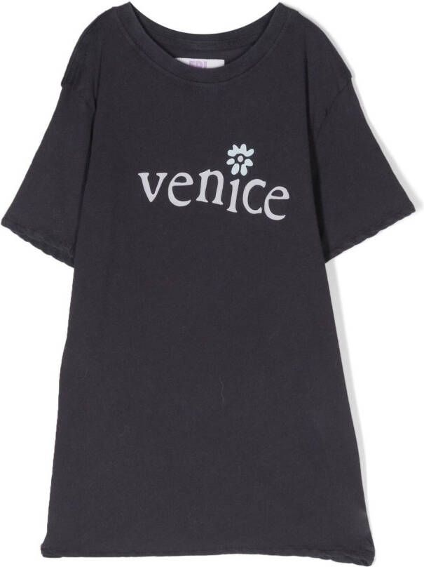 ERL KIDS T-shirt met tekst Grijs