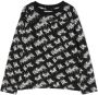 ERL T-shirt met tekst Zwart - Thumbnail 1