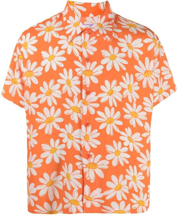 ERL Overhemd met print Oranje