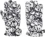 ERL Handschoenen met doodskopprint Zwart - Thumbnail 1