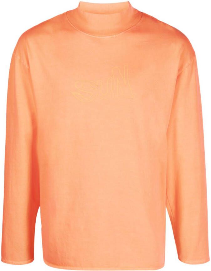 ERL Sweater met ronde hals Oranje