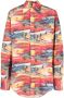 ERL T-shirt met print Rood - Thumbnail 1
