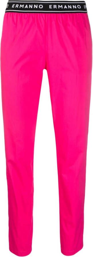 ERMANNO FIRENZE Legging met logoband Roze
