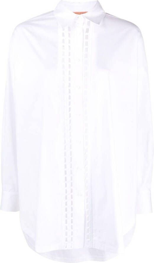 Ermanno Scervino Blouse met borduurwerk Wit