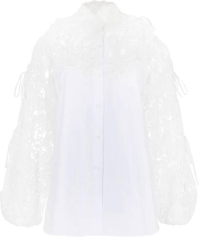 Ermanno Scervino Blouse met open schouders Wit