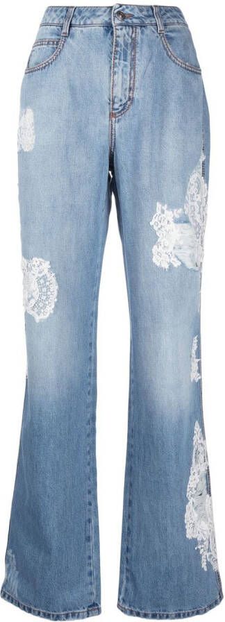 Ermanno Scervino Flared jeans Blauw