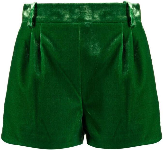 Ermanno Scervino High waist shorts Groen