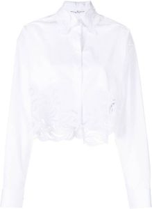 Ermanno Scervino Cropped blouse Wit