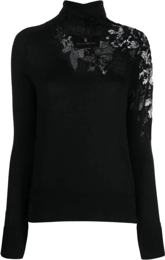 Ermanno Scervino Wollen trui Zwart