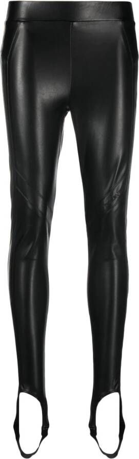 Ermanno Scervino Legging met stirrup cuffs Zwart
