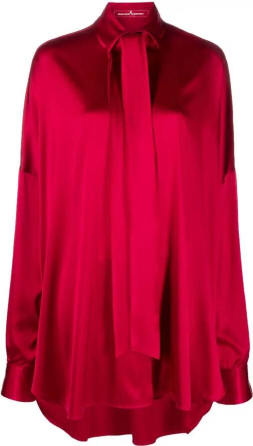 Ermanno Scervino Overhemd met komdetail Rood