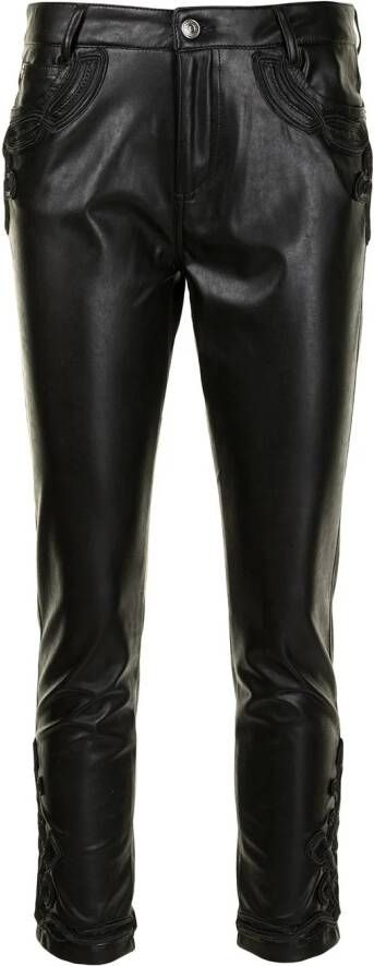 Ermanno Scervino Slim-fit broek Zwart