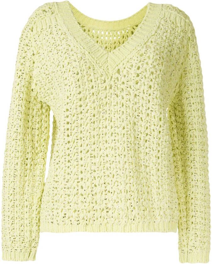 Ermanno Scervino Trui met V-hals Groen