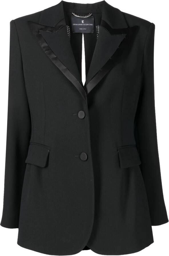 Ermanno Scervino Uitgesneden blazer Zwart