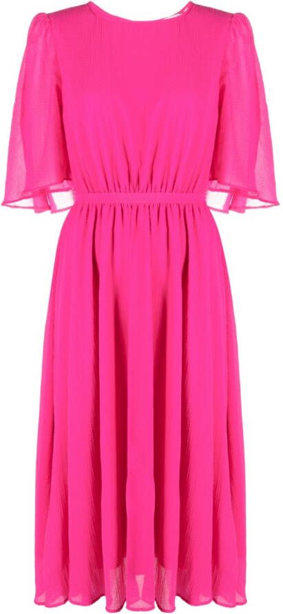 Essentiel Antwerp Mini-jurk met cape-effect Roze