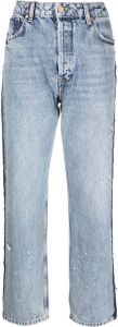Essentiel Antwerp Jeans met gerafeld-effect Blauw