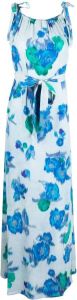 Essentiel Antwerp Maxi-jurk met print Blauw