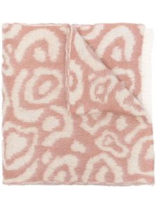 Essentiel Antwerp Sjaal met abstract patroon Roze
