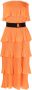 Essentiel Antwerp Strapless jurk Oranje - Thumbnail 1
