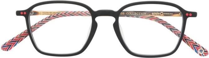 Etnia Barcelona Cooper bril met vierkant montuur Zwart