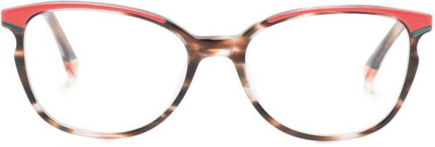 Etnia Barcelona Veracruz bril met schildpadschild design Bruin