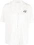 Être Cécile Blouse met geborduurd logo Wit - Thumbnail 1