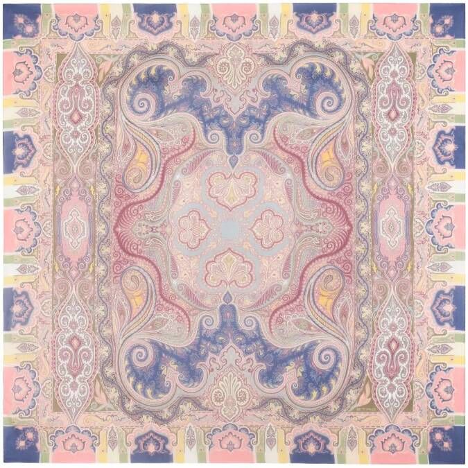 ETRO Sjaal met abstracte print Roze