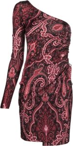 ETRO Asymmetrische jurk Rood