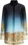 ETRO Blouse met bloemenprint Blauw - Thumbnail 1