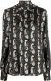 ETRO Blouse met paisley-print Zwart - Thumbnail 1