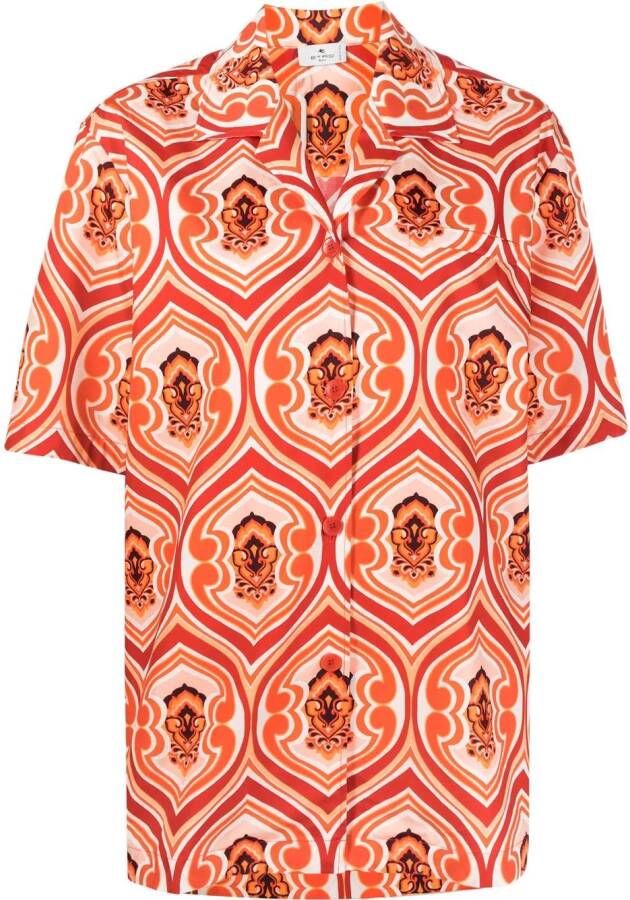 ETRO Blouse met patroon Oranje