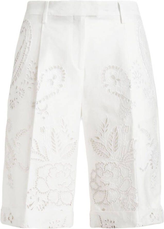 ETRO Broderie anglaise shorts Wit