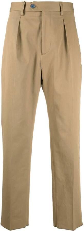 ETRO Broek met zijstreep Beige