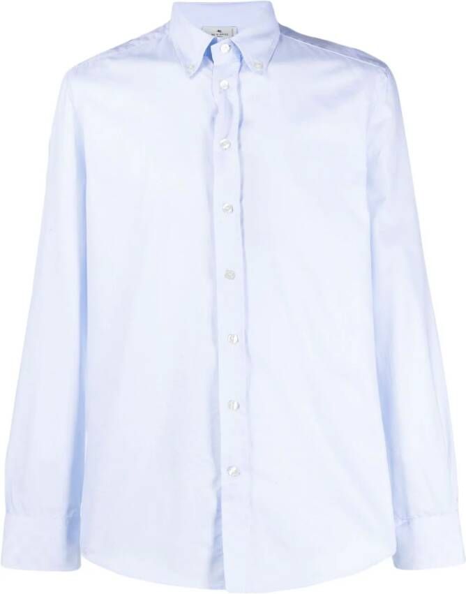 ETRO Button-up overhemd Blauw