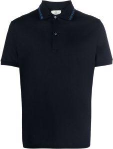 ETRO cotton polo shirt Blauw