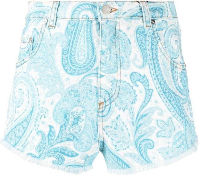 ETRO Denim shorts Blauw